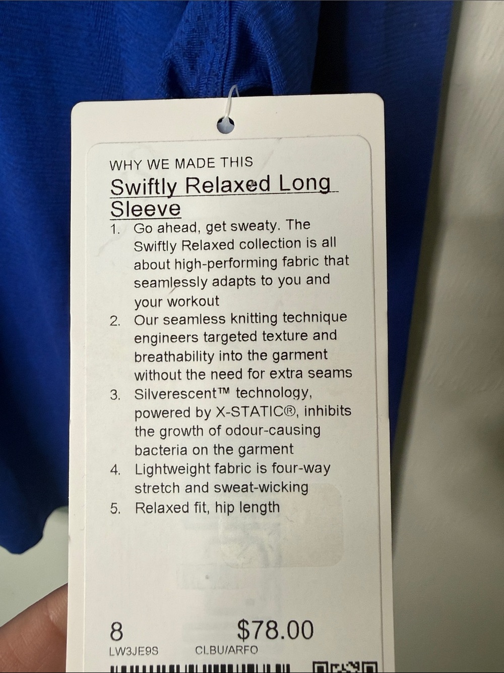 Lululemon Swifly Relaxed Long Sleeve - Picture 4 of 4